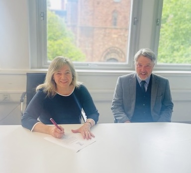 Clare Dalby signs Covenant